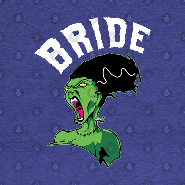 Bride of Frankenstein Nag Funny Horror Halloween Monster by grendelfly73